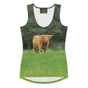 top - tank-God's Creatures: Highland Cattle Tank Top-6-images on me