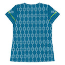 Sports Talk: Wanna Play Tennis Rackets Athletic Tee for Women (white rackets)