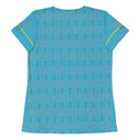 Sports Talk: Wanna Play Tennis Rackets Athletic Tee for Women (grey rackets)