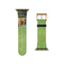 watch band-God's Creatures: Highland Cattle Apple Watch Band-7-images on me