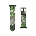 watch band-Nature: Historic Scottish Highland Castle Garden Flowers Apple Watch Band-1-images on me