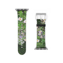 watch band-Nature: Historic Scottish Highland Castle Garden Flowers Apple Watch Band-4-images on me