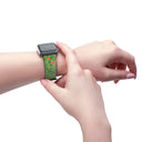 watch band-Nature: Loch Ness Poppies Apple Watch Band-15-images on me