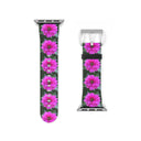 watch band-Nature: Victoria Island Dahlias Apple Watch Band-16-images on me