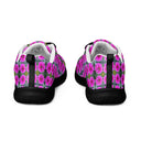 Sneakers – Victoria Island Dahlias Black Soles (Athletic Shoes for Women)