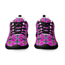 Sneakers – Victoria Island Dahlias Black Soles (Athletic Shoes for Women)