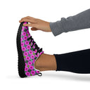 Shoes – Victoria Island Dahlias Black Soles (Athletic Sneakers for Women)