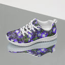 Reflected view of women’s sneakers featuring Castle Lobelias floral print captured at Dromoland Castle, County Clare, Irelandv