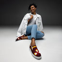 Holidays: Halloween Spooky Jack Slip - on Canvas Shoes for Women - Images On Me